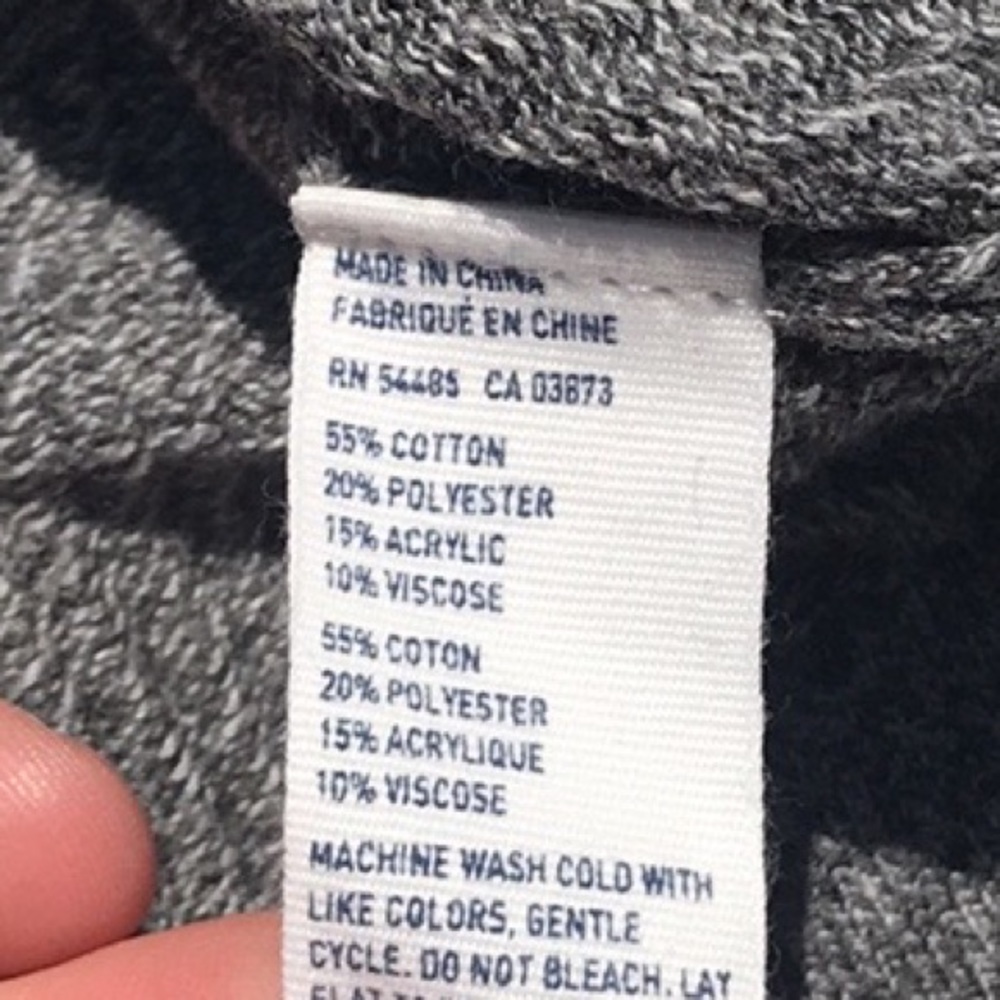 3/$25🍾🍾American Eagle Light Weight Gray 3/4 Sleeve Sweater - Picture 4 of 8